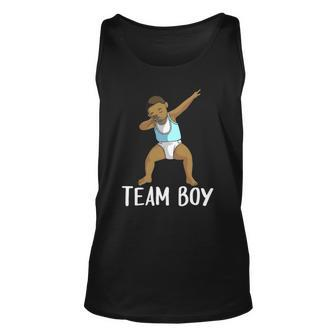 Funny Team Boy Gender Reveal Gift Men Women Cool Baby Boy Unisex Tank Top | Mazezy