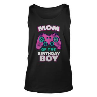 Gamer Mom Of The Birthday Boy Matching Gamer Unisex Tank Top - Seseable