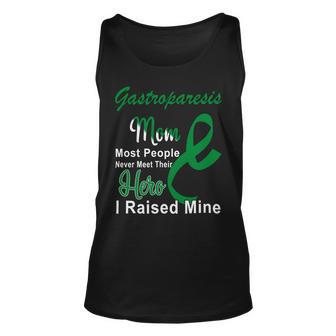 Gastroparesis Warrior Skull Women Vintage Green Ribbon Gastroparesis Gastroparesis Awareness V2 Unisex Tank Top | Favorety UK