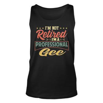 Gee Grandma Gift Im A Professional Gee Unisex Tank Top - Seseable