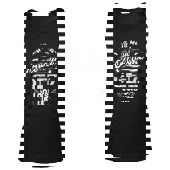 Geez Grandpa Gift This Is What An Awesome Geez Looks Like Unisex Tank Top - Seseable