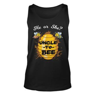 Gender Reveal He Or She Uncle To Bee Unisex Tank Top | Favorety CA