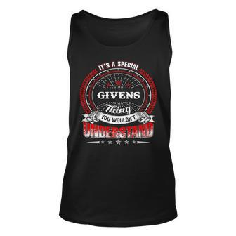 Givens Shirt Family Crest Givens T Shirt Givens Clothing Givens Tshirt Givens Tshirt Gifts For The Givens Unisex Tank Top - Seseable