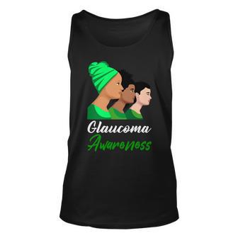 Glaucoma Awareness Green Women Glaucoma Glaucoma Awareness Unisex Tank Top | Favorety CA