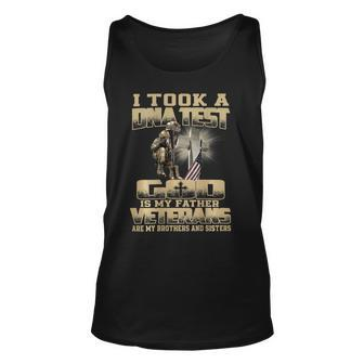 God Is My Father Veterans Are My Brothers And Sisters T-Shirt Unisex Tank Top - Monsterry CA