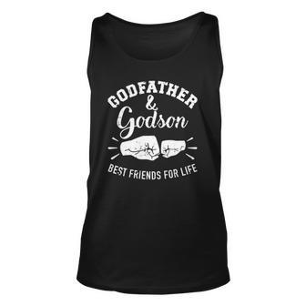 Godfather And Godson Friends For Life Unisex Tank Top | Mazezy CA