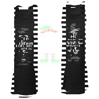 Goldendoodle Dad Dog Elf Christmas Funny Matching Pajama Top Unisex Tank Top - Thegiftio