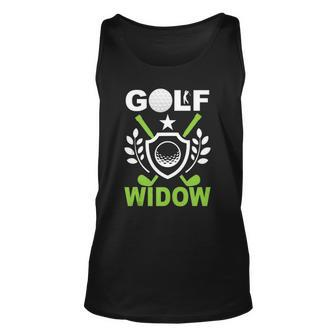 Golf Widow Wife Golfing Ladies Golfer Unisex Tank Top | Mazezy