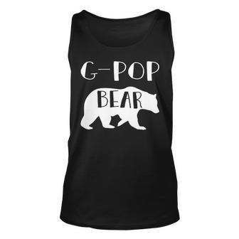 Gpop Grandpa Gift Gpop Bear Unisex Tank Top - Seseable