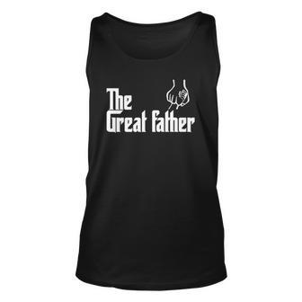 Great Father Godfather Fathers Day Unisex Tank Top | Mazezy