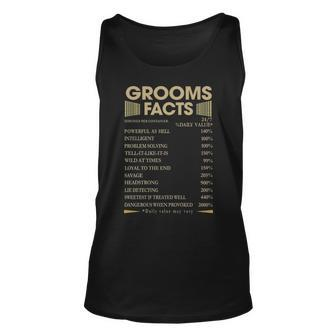 Grooms Name Gift Grooms Facts Unisex Tank Top - Seseable