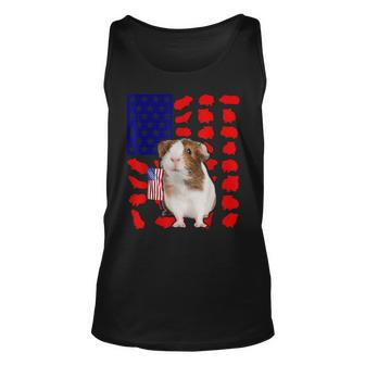Guinea Pig American Flag 4Th Of July Lover Usa Patriotic Unisex Tank Top - Seseable