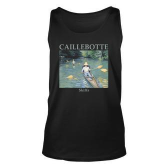 Womens Gustave Caillebotte Skiffs French Impressionist Rowing Tank Top | Mazezy