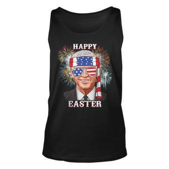 Happy Easter Confused Joe Biden 4Th Of July Funny Unisex Tank Top - Seseable