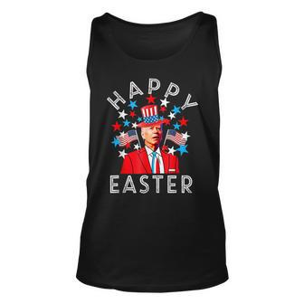 Happy Easter Joe Biden 4Th Of July Memorial Independence Day Unisex Tank Top - Seseable