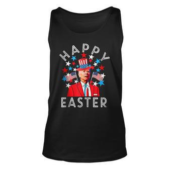 Happy Easter Joe Biden 4Th Of July Memorial Independence Day V2 Unisex Tank Top - Seseable