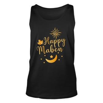 Happy Mabon Day Festival Holiday Harvest Celebration Unisex Tank Top | Mazezy