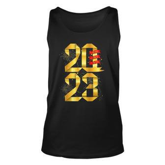 Happy New Year 2023 New Years Eve Party Supplies Nye Unisex Tank Top | Mazezy