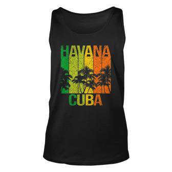 Havana Cuba Cuban Beach Caribbean Summer Holidays Unisex Tank Top | Mazezy