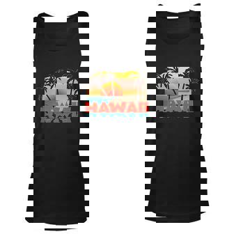 Hawaii Casual Resort Coconut Tree Creative 2022 Gift Unisex Tank Top - Thegiftio UK