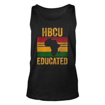 Hbcu Educated Historical Black College Alumni Unisex Tank Top | Mazezy
