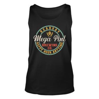 Is That Hearsay Mega Pint Brewing Happy Hour Anytime Vintge Tank Top | Mazezy