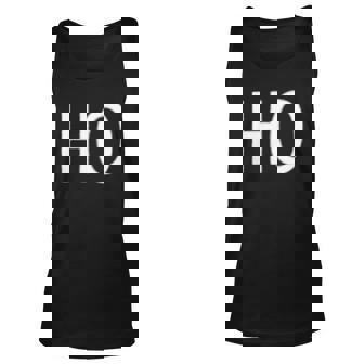 Ho Mo Small Font Homosexual Unisex Tank Top | Mazezy