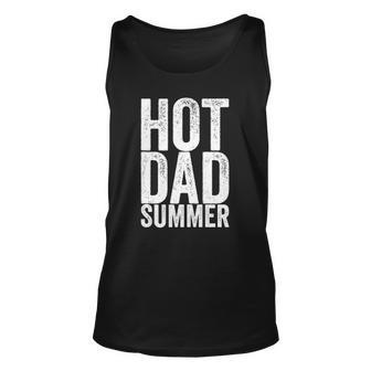 Hot Dad Summer Outdoor Adventure Unisex Tank Top | Mazezy