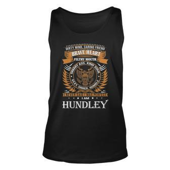 Hundley Name Gift Hundley Brave Heart Unisex Tank Top - Seseable
