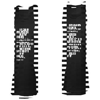 Husband Daddy Protector Provider Hero Fathers Day Daddy Day Tank Top | Mazezy