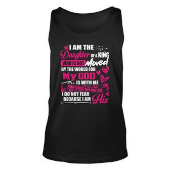 I Am The Daughter Of A King Fathers Day For Women Unisex Tank Top | Mazezy