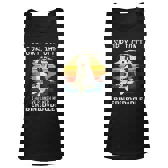 I Have Plans With My Bernedoodle Funny Dog Lover Unisex Tank Top - Thegiftio