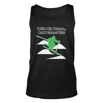 I Like Big Bumps And I Cannot Lie Skiing Unisex Tank Top | Mazezy
