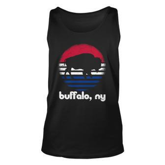 I Love Buffalo New York Retro Standing Buffalo Ny 716 Unisex Tank Top | Mazezy