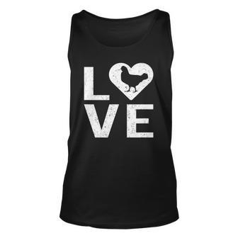 I Love Chickens Cute Chicken Lover Gifts Tee Unisex Tank Top | Mazezy