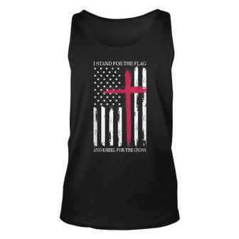 I Stand For The Flag Memorial Day Never Forget Veteran V3 Unisex Tank Top - Thegiftio UK