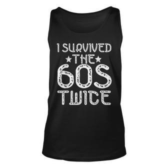 I Survived The Sixties 60S Twice V43 Unisex Tank Top - Thegiftio UK