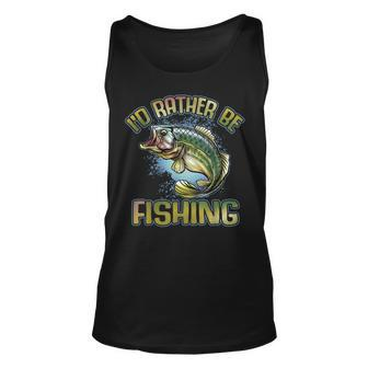 Id Rather Be Fishing V2 Unisex Tank Top - Seseable