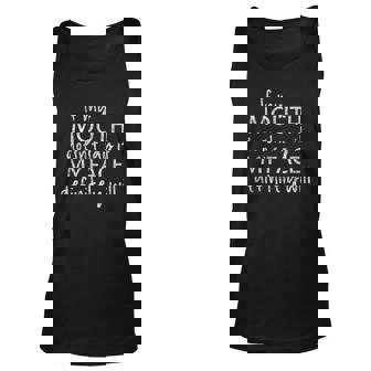 If My Mouth Doesnt Say It My Face Definitely Will Quote Unisex Tank Top | Mazezy