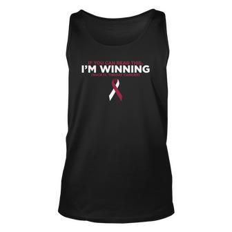 If You Can Read This Im Winning Suck It Throat Cancer Unisex Tank Top | Mazezy