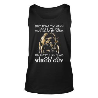 Im A Virgo Guy Unisex Tank Top - Seseable