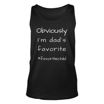 Im Dads Favorite Funny Daughter Son Child Unisex Tank Top | Mazezy UK