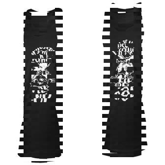 Im Just Here For The Free Food Raccoon Unisex Tank Top | Mazezy