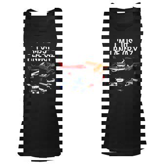 Im Just Plane Crazy - Aviation Gifts For Aircraft Pilots Unisex Tank Top | Seseable UK