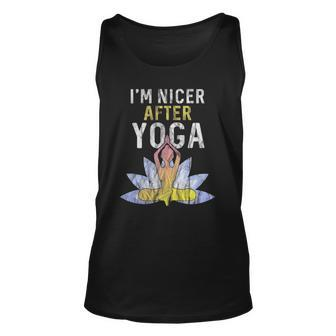 Im Nicer After Yoga - Zen Meditation Instructor Teacher Unisex Tank Top | Mazezy