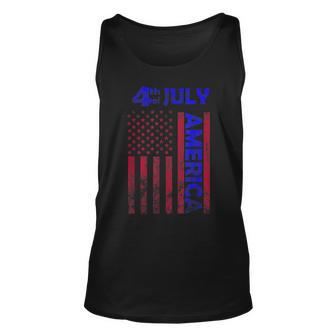 Independence Day Usa America Flag 4Th Of July Happy Funny Unisex Tank Top - Seseable