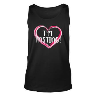 Intermittent Fasting - Im Fasting Unisex Tank Top | Mazezy