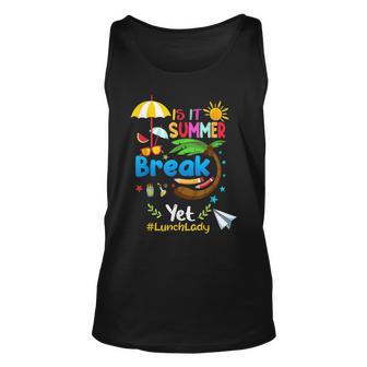 Is It Summer Break Yet Lunch Lady Unisex Tank Top - Thegiftio UK