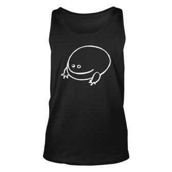 It Is Wednesday My Dudes Funny Minimal Frog Design Unisex Tank Top | Mazezy