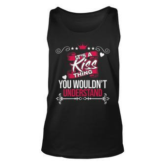 Its A Kiss Thing You Wouldnt Understand T Shirt Kiss Shirt For Kiss Unisex Tank Top - Seseable